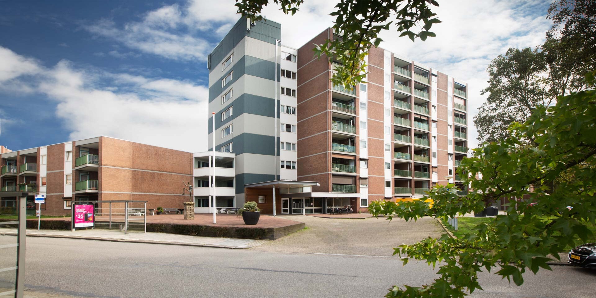 Buitenkant van seniorwoning Vroenhof.