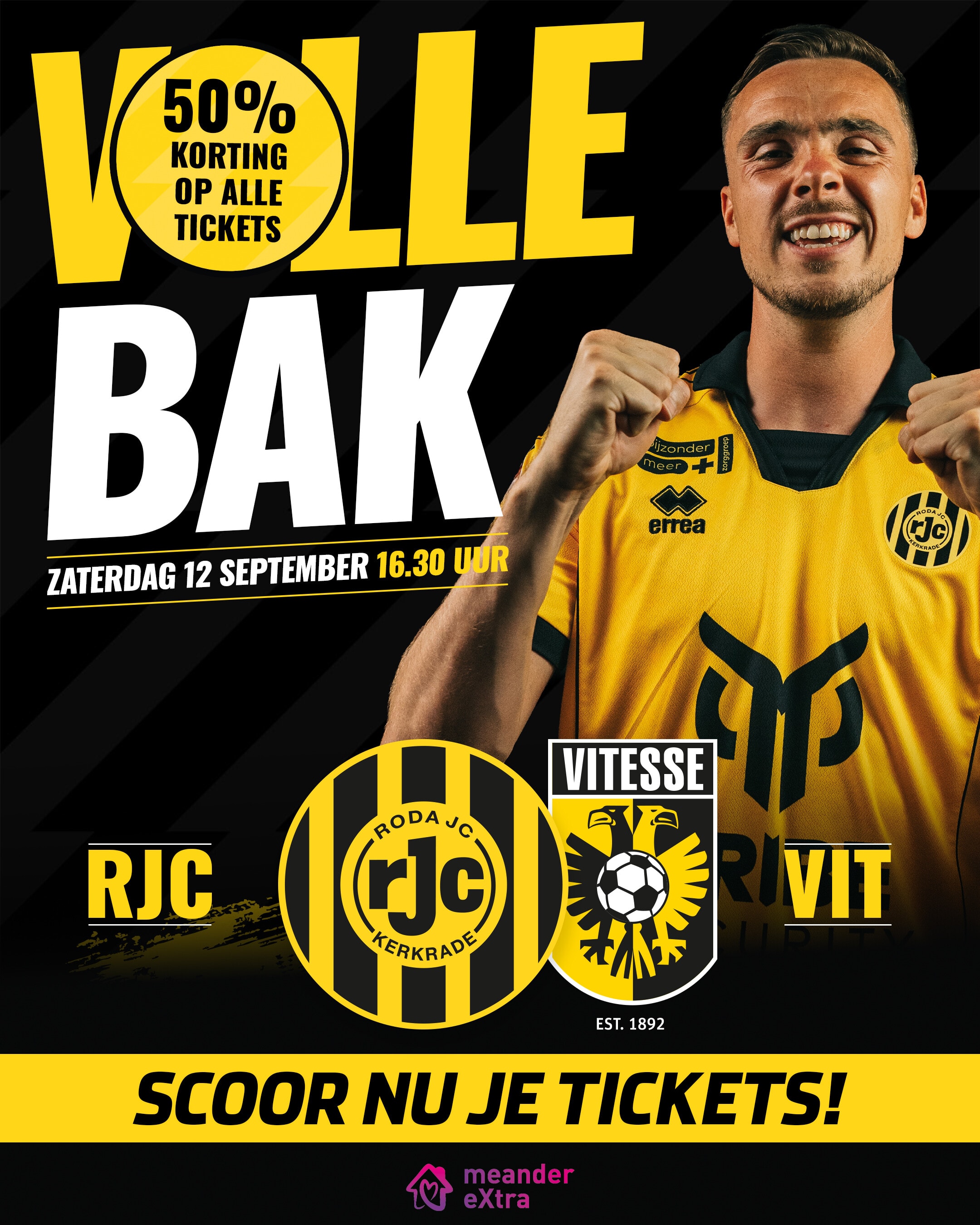 Thuiswedstrijd Roda JC - Vitesse