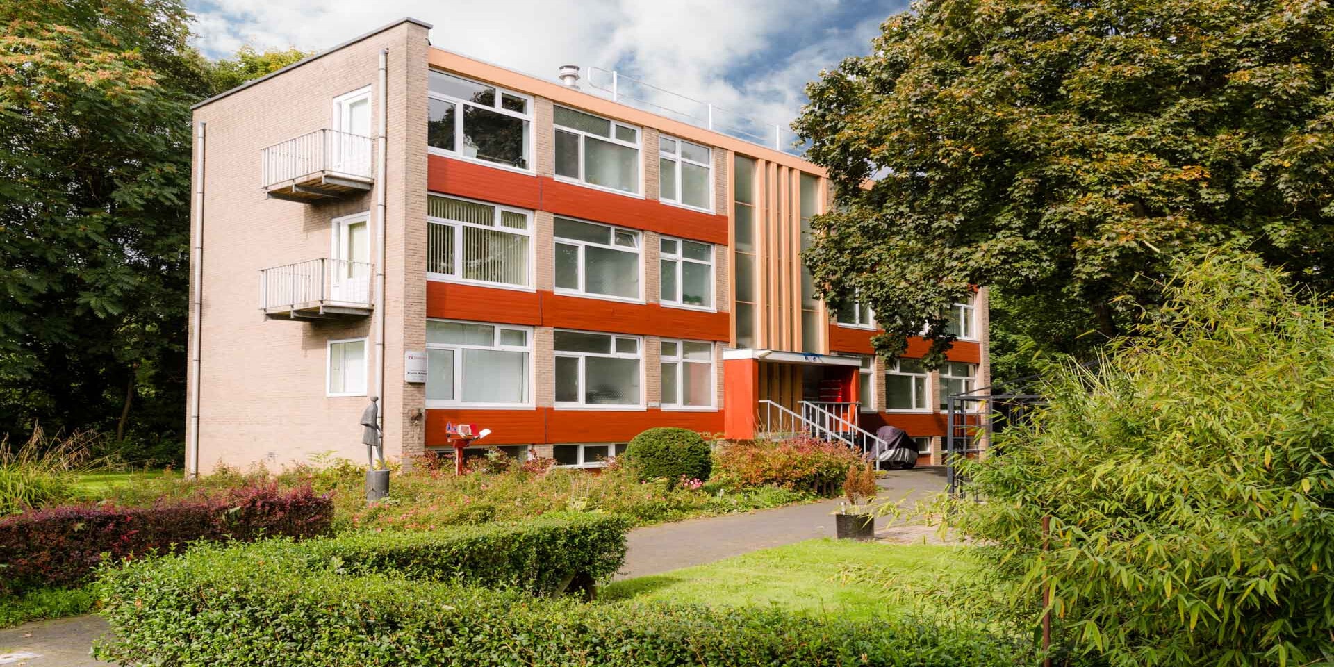 Buitenkant van seniorwoning Klein Anstel